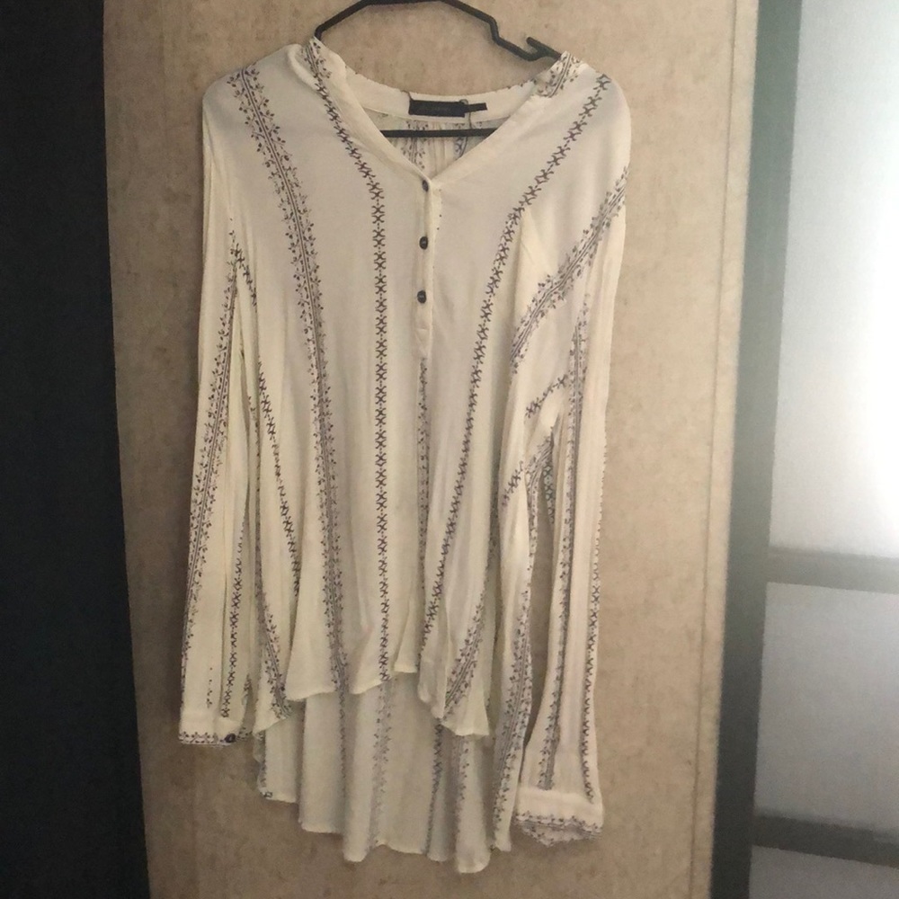 Blu pepper blouse